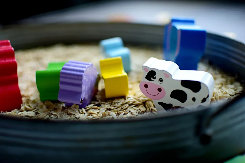 Oatmeal Farm Sensory Tray