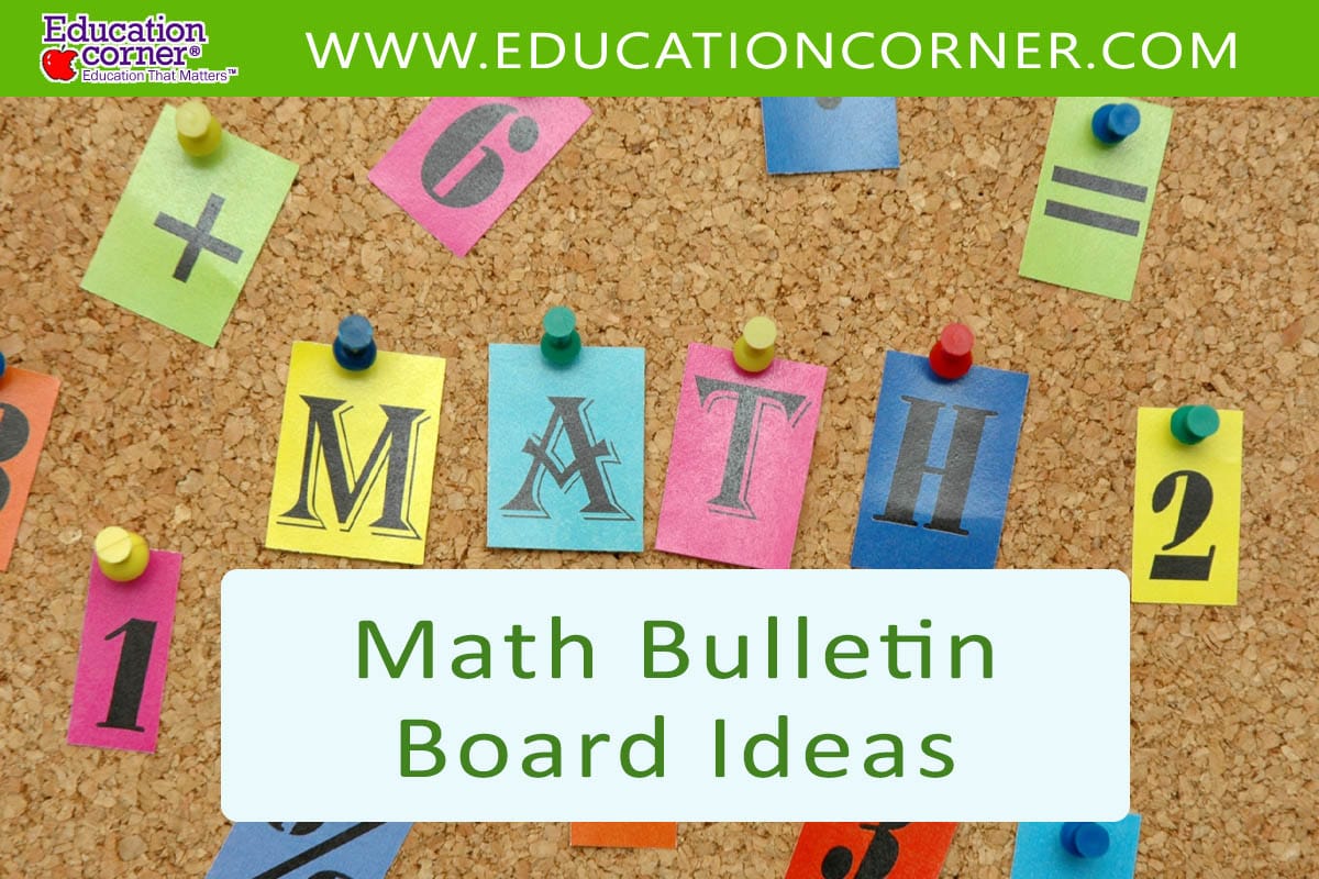 Math bulletin board ideas