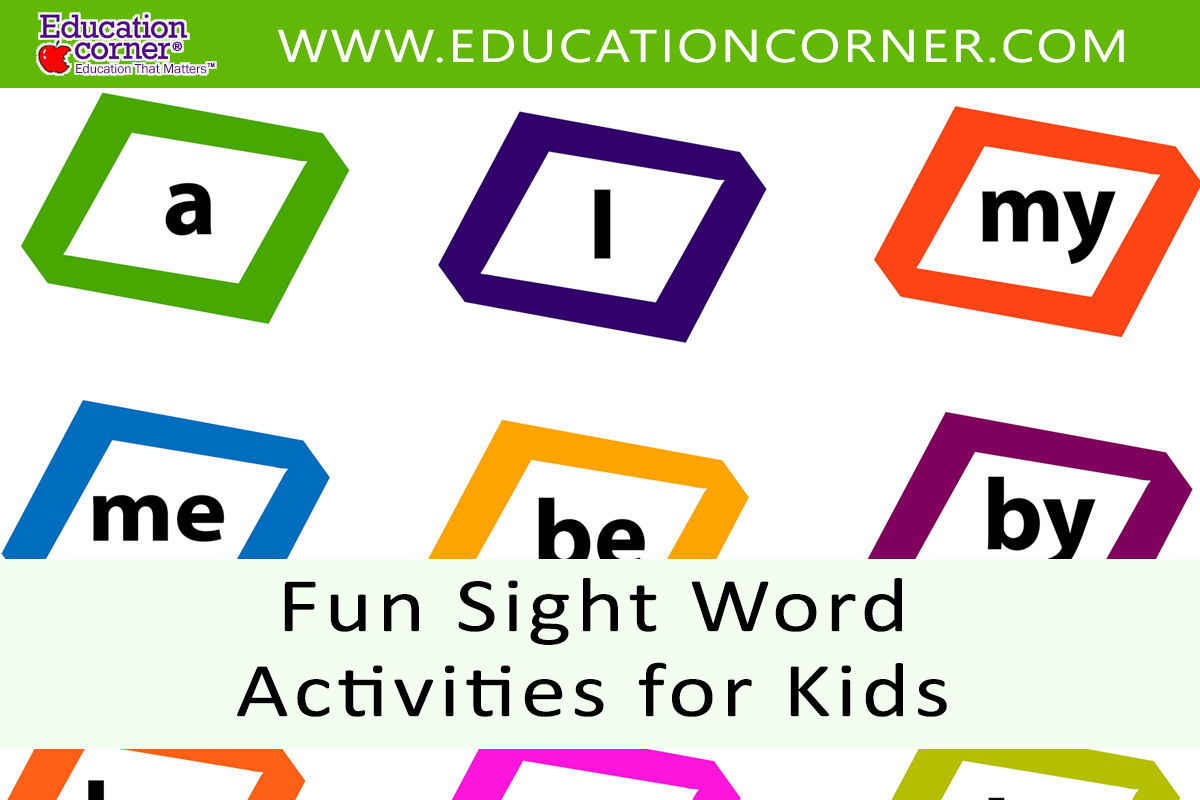 30 Exciting Activities to Teach Sight Words to Kids - Education Corner