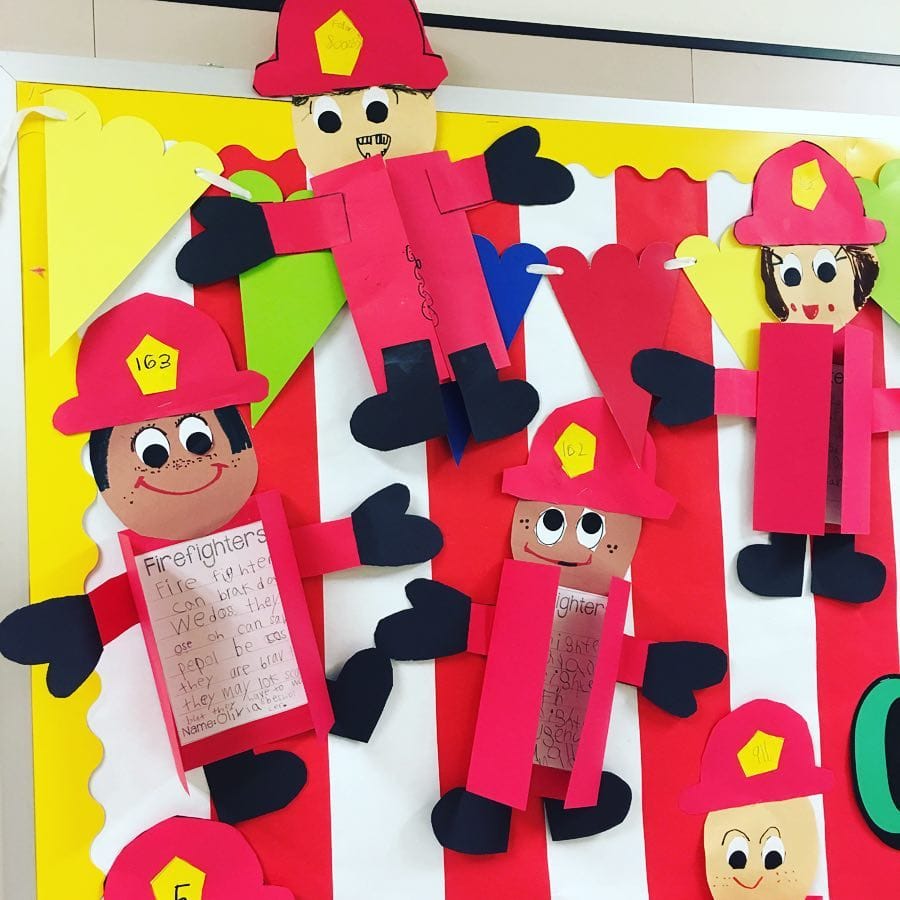 Firefighter-Themed Motivation Board