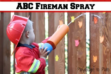  Fireman ABC Spray Activity