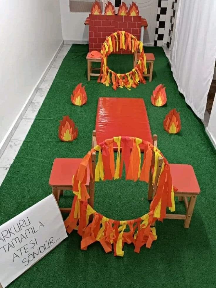 Fire Safety Mini Track Maze