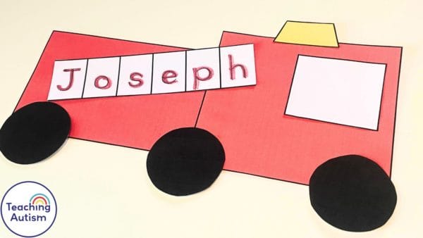 Fire Truck Name Craft