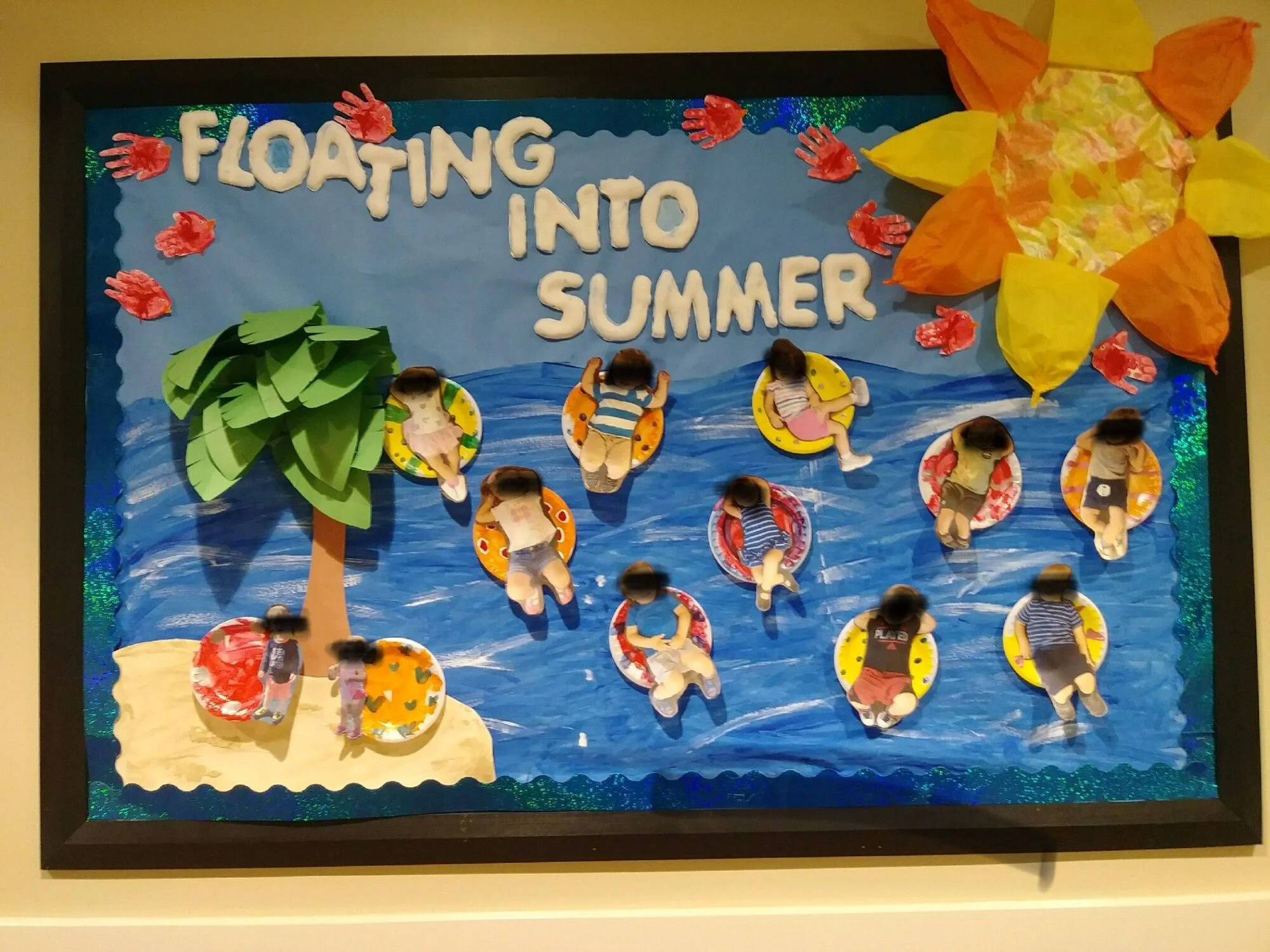 "Floating Into Summer" Bulletin Board