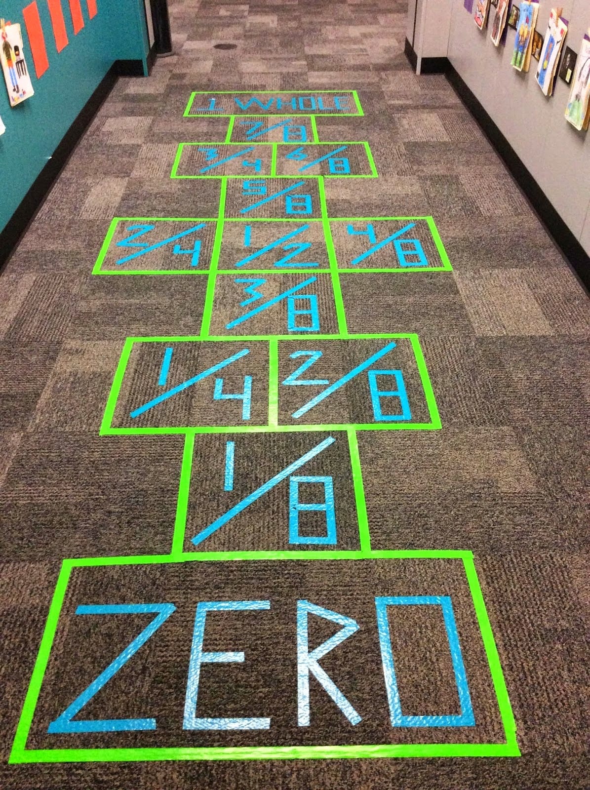 Fraction Hopscotch