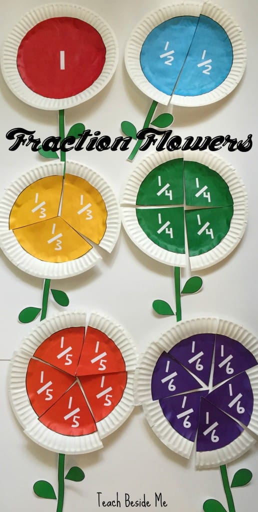 DIY Fraction Flowers