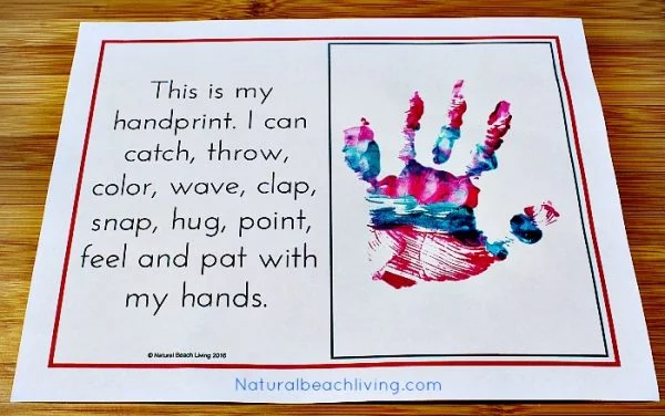 My Handprint Activity