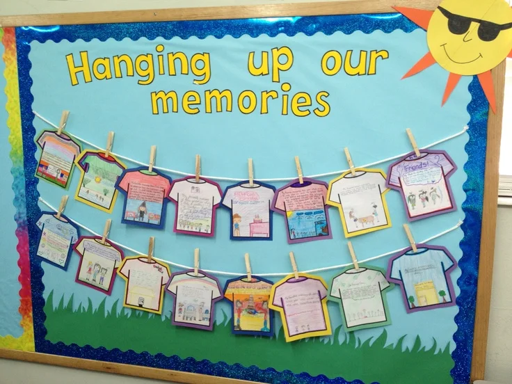 "Hanging-Up Our Memories" Bulletin Board