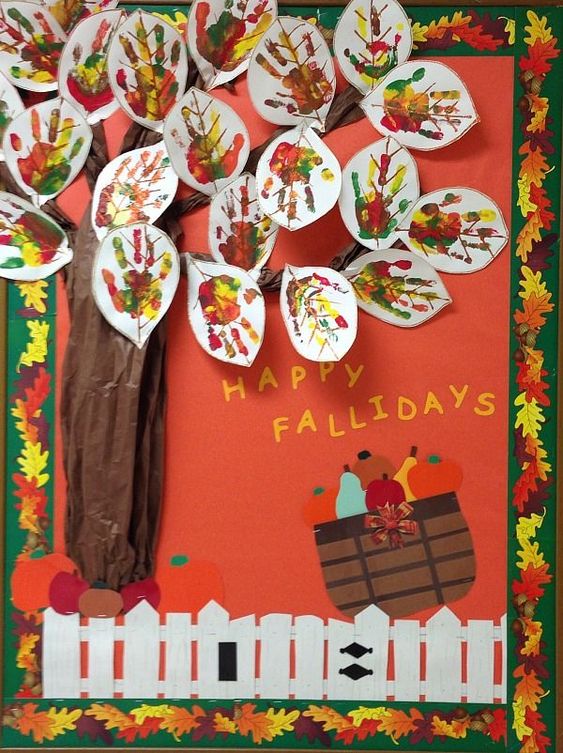 "Happy Fallidays" Bulletin Board