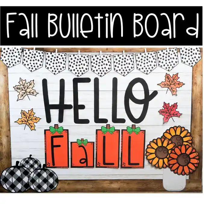 "Hello fall" Bulletin Board