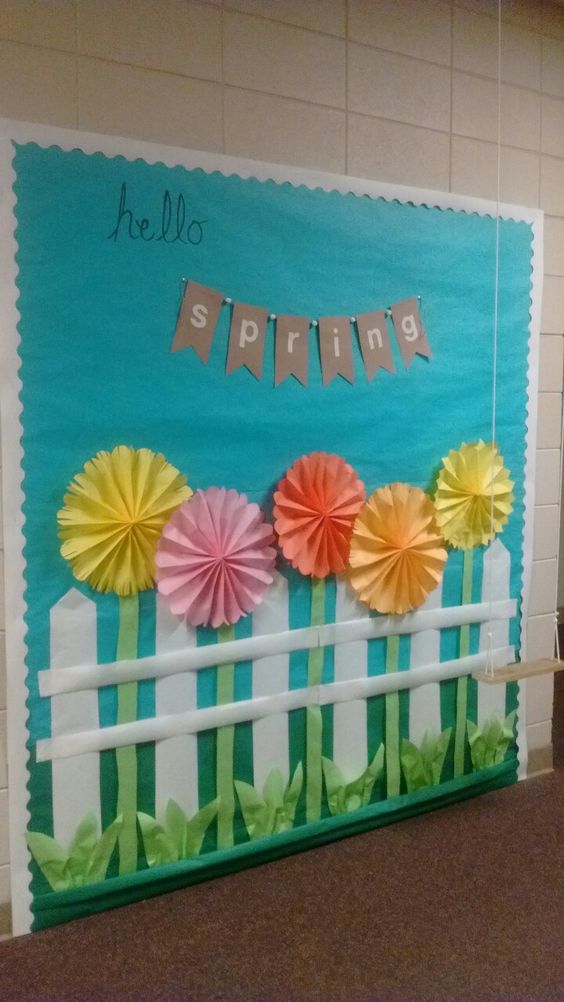 Hello Spring Bulletin Board