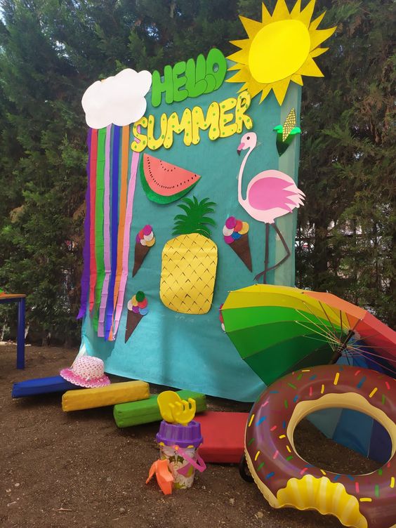 "Hello Summer" Bulletin Board