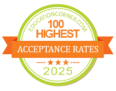 highest acceptance rates in 2025