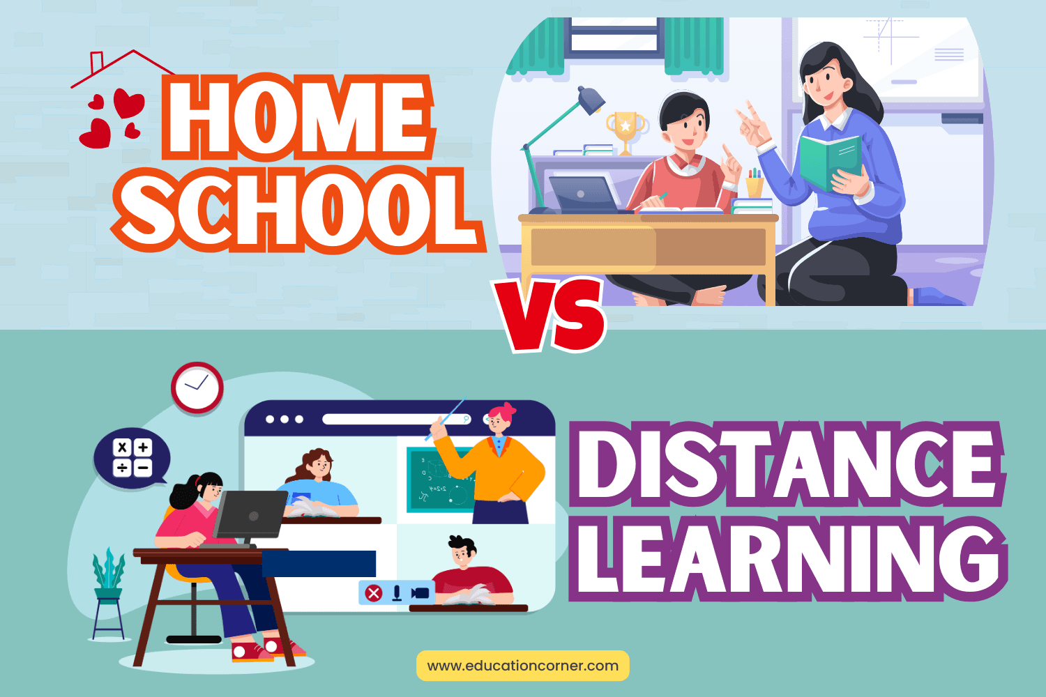 Homeschool vs Distance Learning