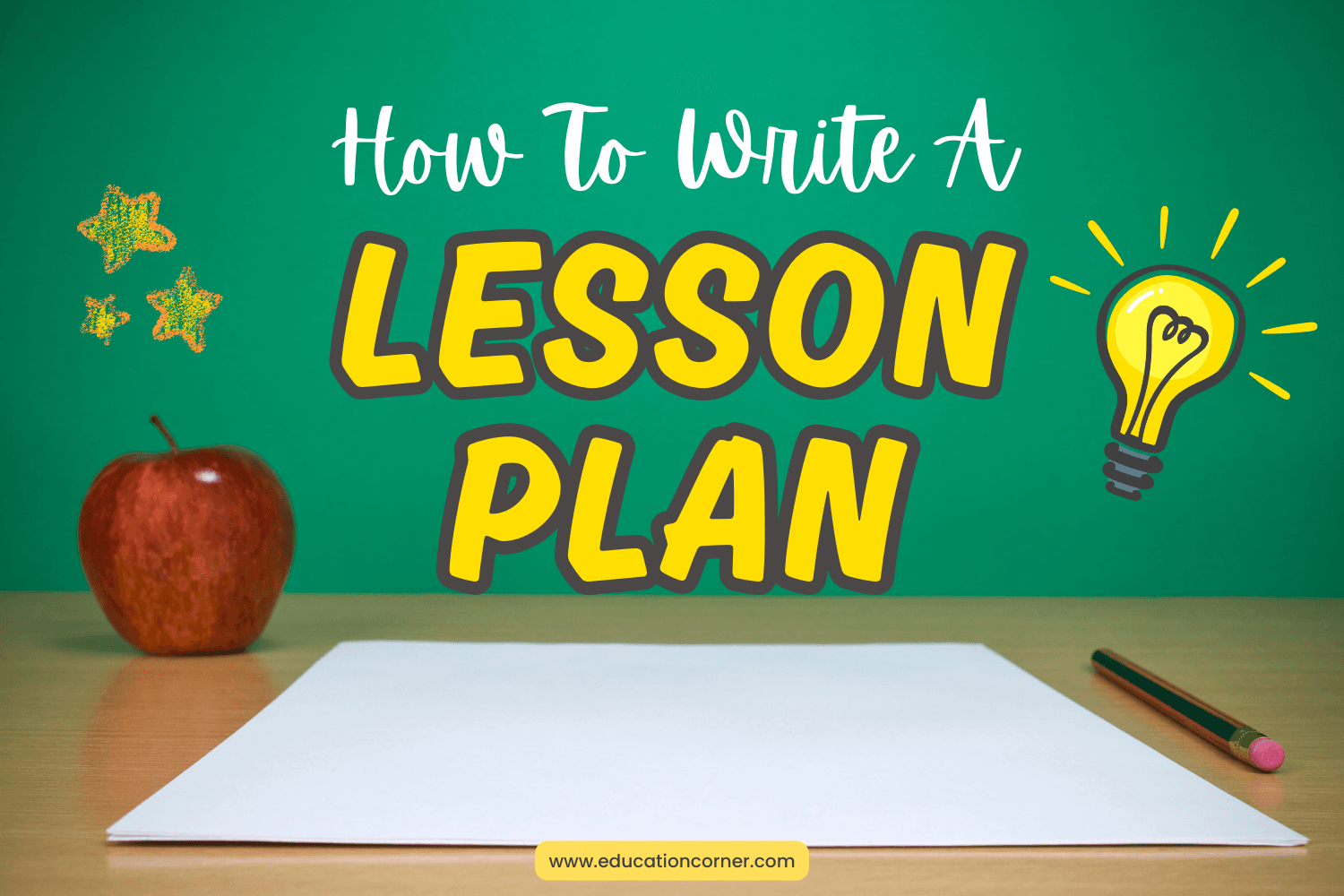 Strategies to Make Writing Lesson Plans Easier