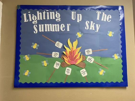 "Lighting-Up The Summer Sky" Bulletin Board