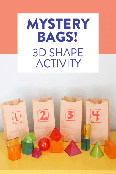 3D Shapes Mystery Bag