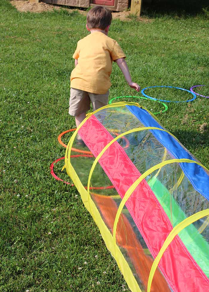 Rainbow Obstacle Course