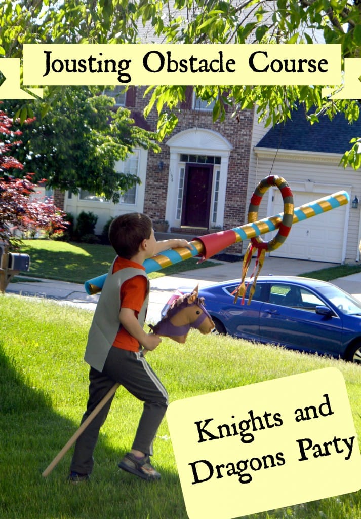 Knights and Dragons Jousting Obstacle Course