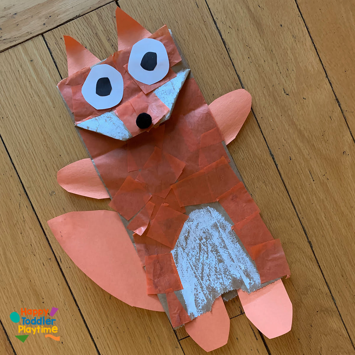 Paper Bag Fox Puppet Craft