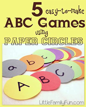  ABC Games Using Paper Circle