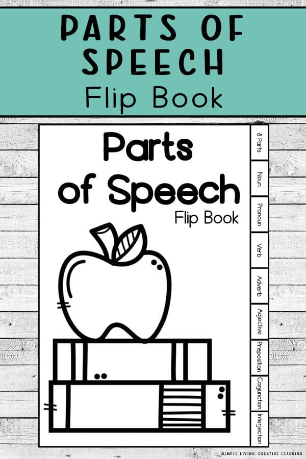 Parts of Speech Flip Book