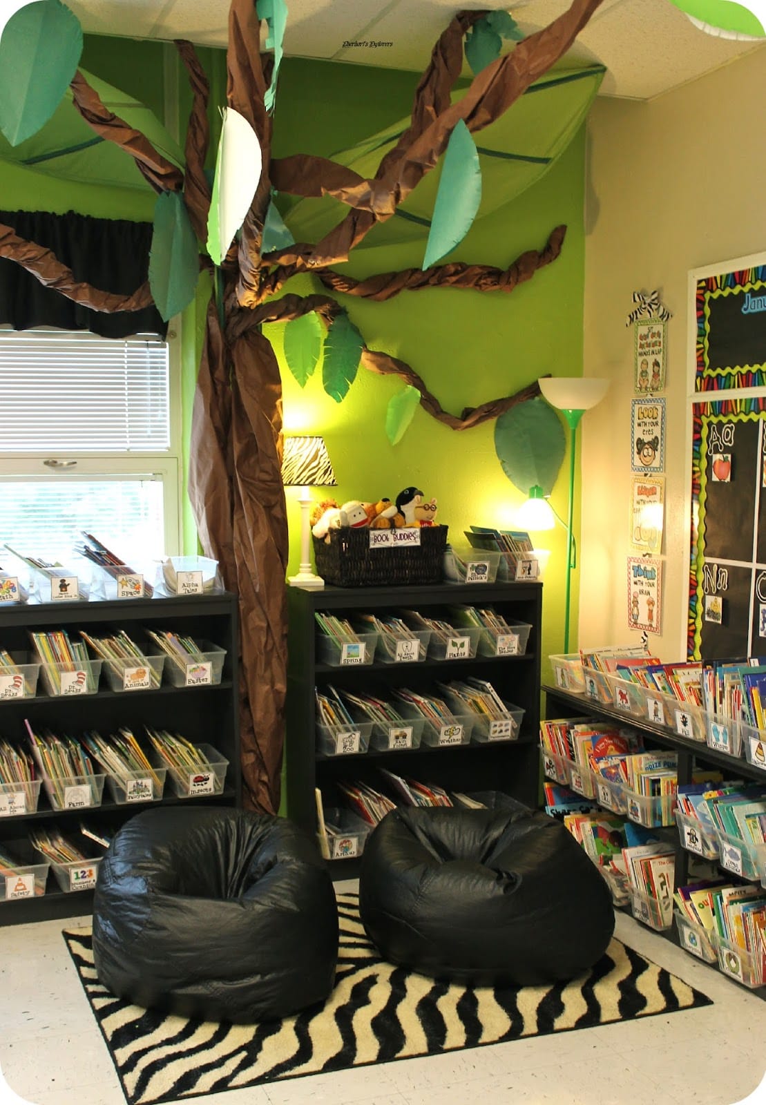 A Jungle Reading Corner