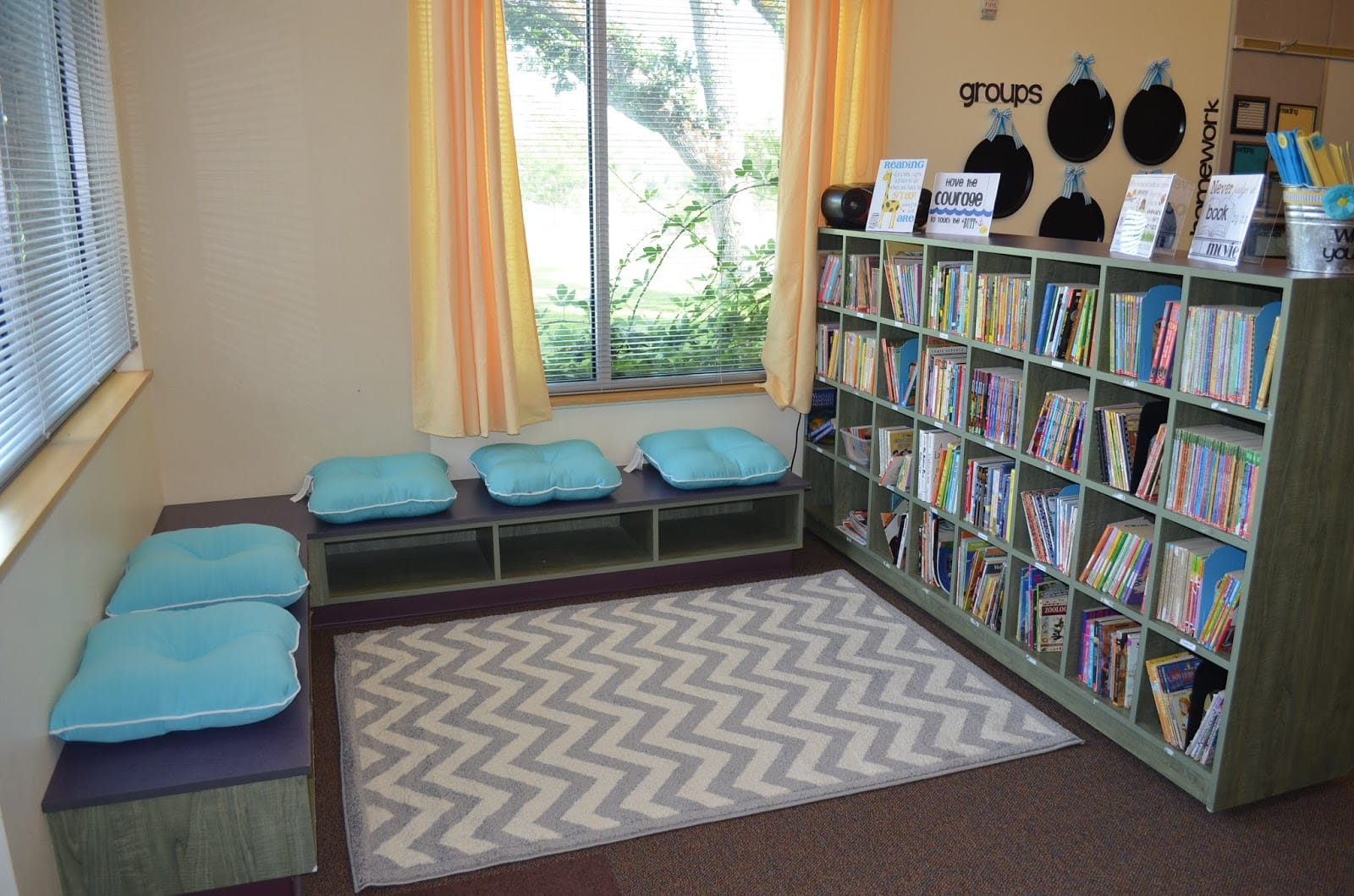 Comfort Meets Function Reading Corner