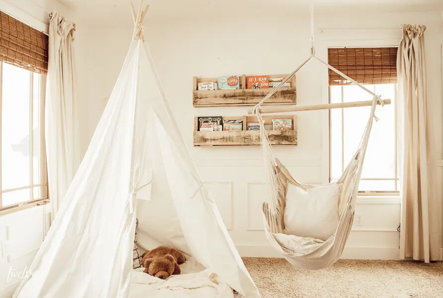 A Boho Reading Corner"