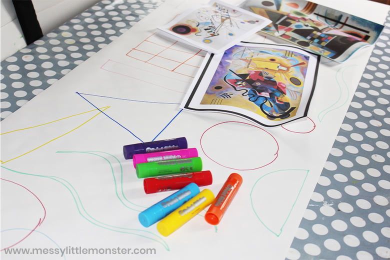 Kandinsky Shape Art for Kids