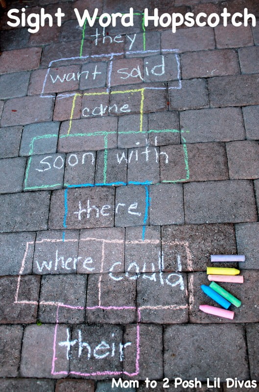 Sight Word Hopscotch