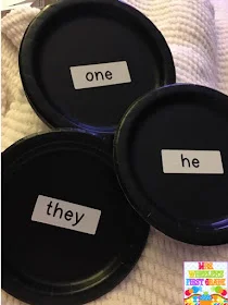 Pass the Plate Sight Word