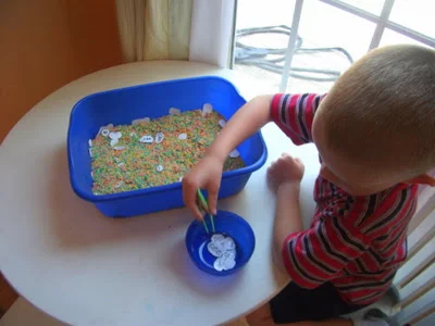 Sight Word Sensory Bin