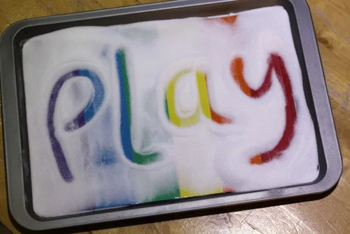 Rainbow Salt Tray