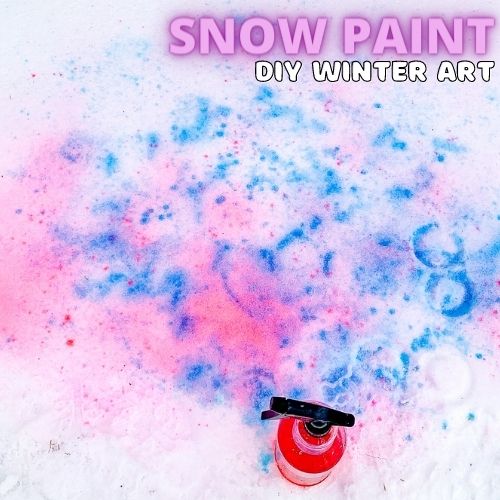 Snow Paint Spray for Winter Art