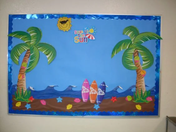 "Soak Up The Fun" Bulletin Board