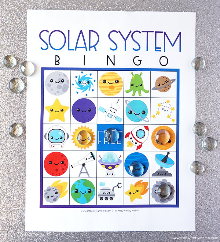 Solar System Bingo