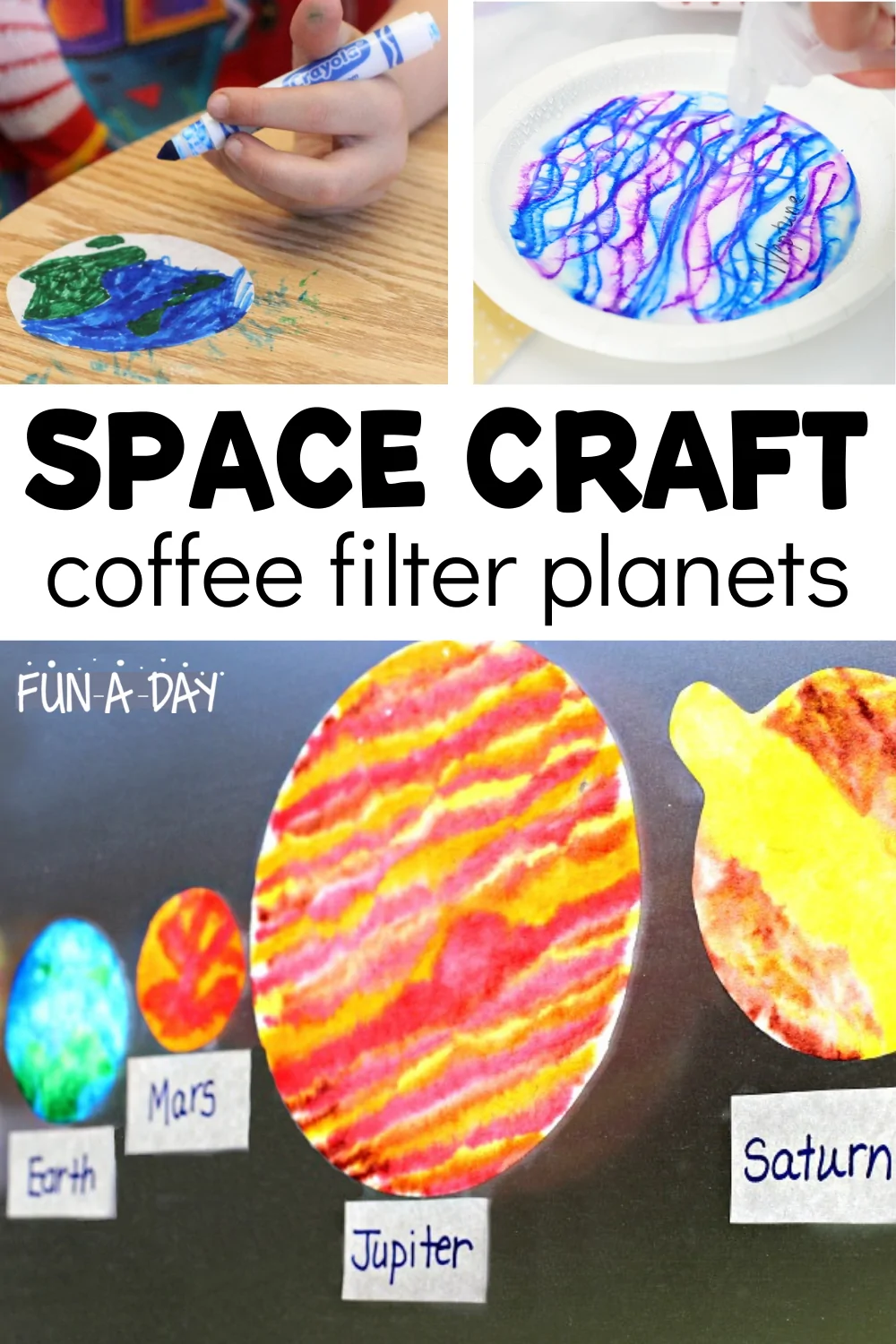 Coffee Filter Planets