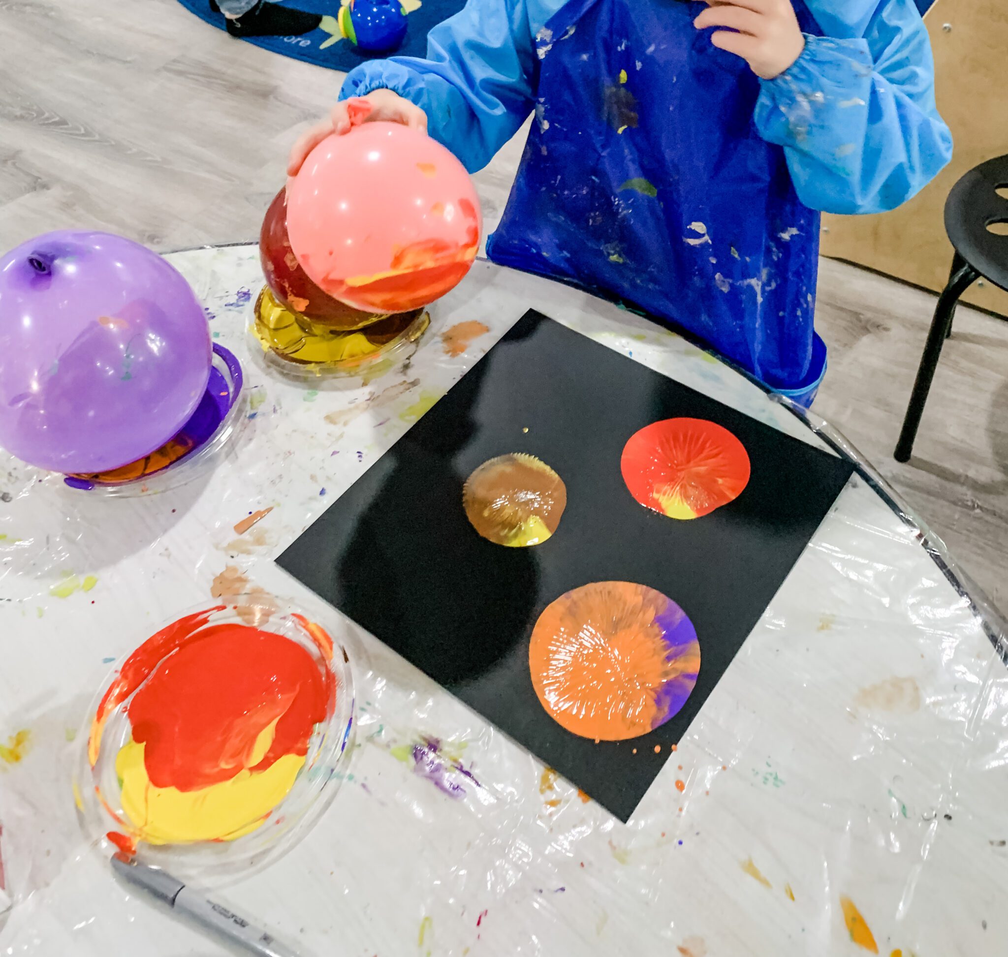 Balloon Print Planets