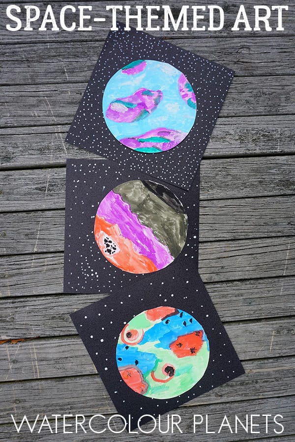 Watercolor Planets