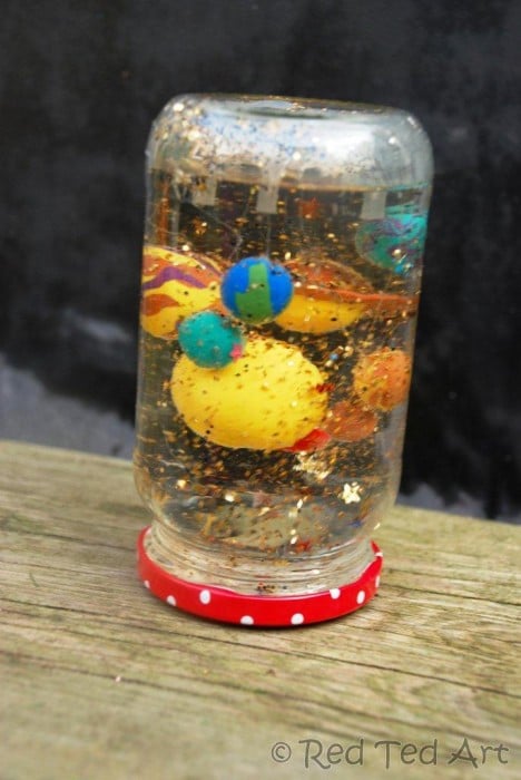 DIY Solar System Snow Globe