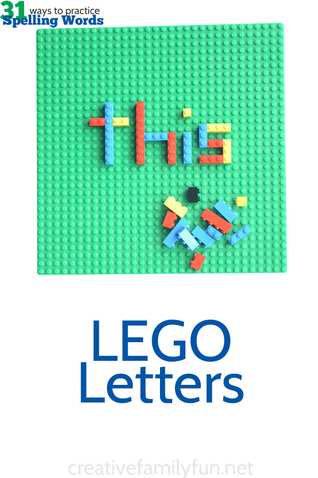 LEGO Spelling Words