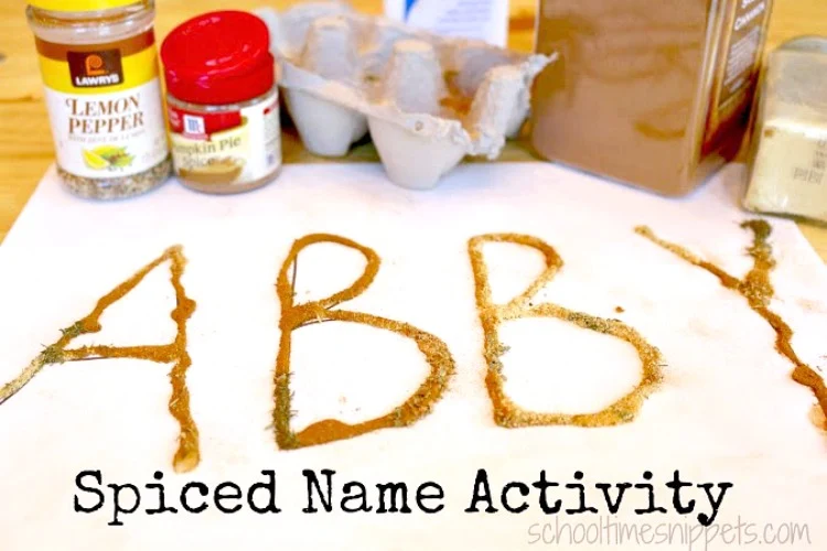 Spiced Name Activities