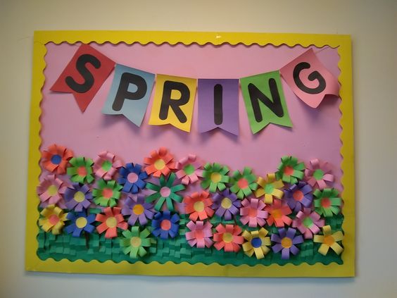 Blooming Flowers Themed Spring Bulletin Board