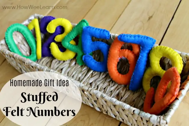 Stuffed Felt Numbers
