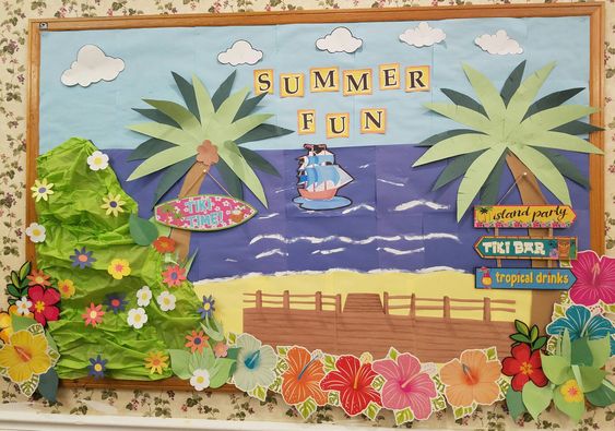 "Summer Fun" Bulletin Board