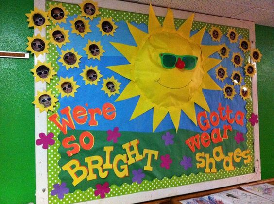 "We're So Bright" Bulletin Board