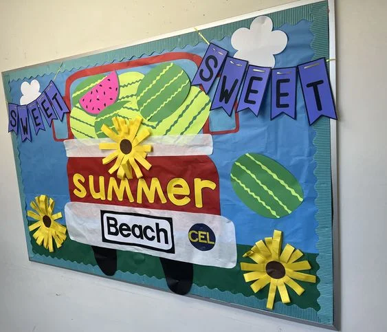 "Sweet, Sweet Summer" Bulletin Board