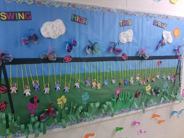 Swing This Spring Bulletin Board