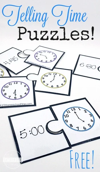 Telling Time Puzzles